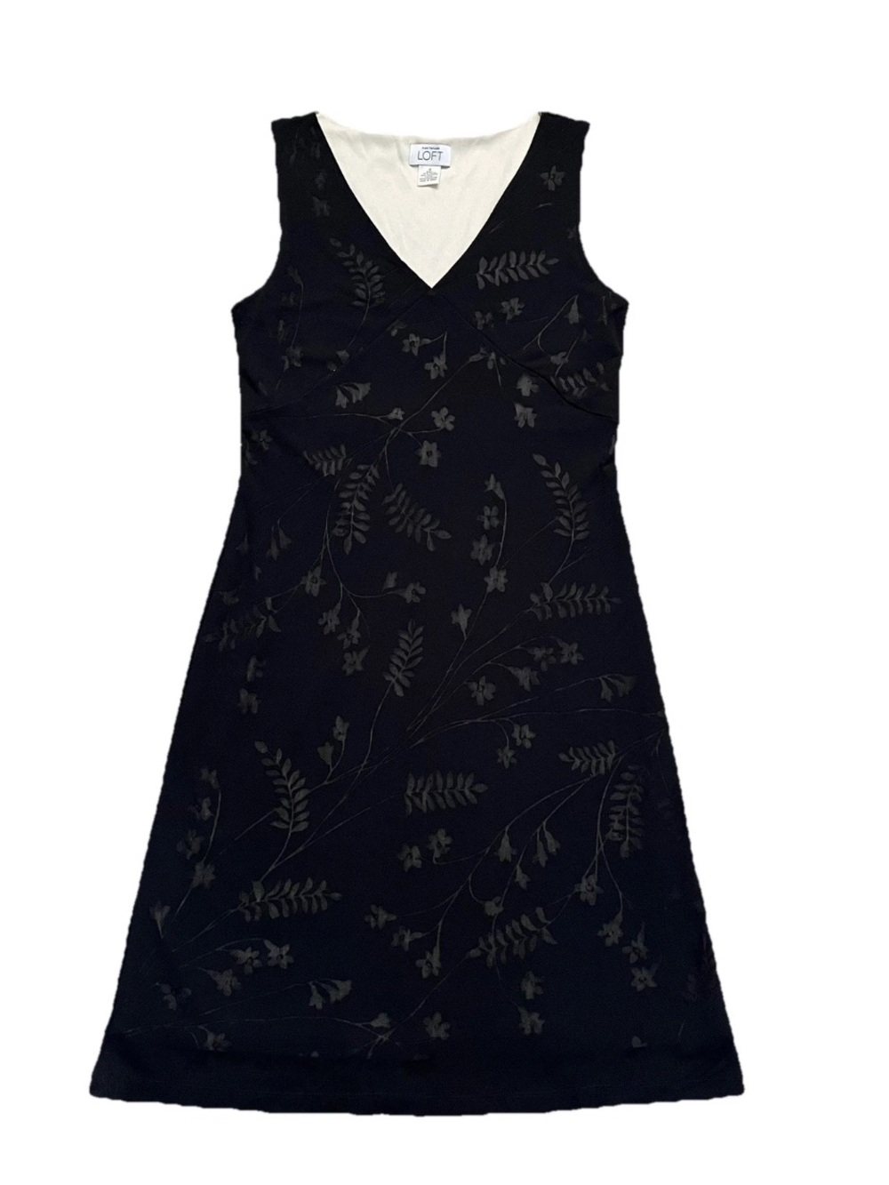 Vintage Ann Taylor LOFT 90s Y2K 4 Fairy Grunge Sheer Lined Slip Dress Floral
